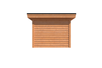 Tuinhuis plat dak 550 x 300cm Tuinhuis plat dak 550 x 300cm