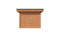 Tuinhuis plat dak 550 x 300cm Tuinhuis plat dak 550 x 300cm