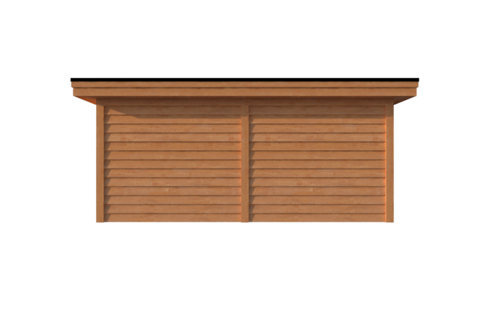 Tuinhuis plat dak 550 x 400cm Tuinhuis plat dak 550 x 400cm