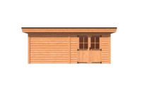 Tuinhuis plat dak 600 x 250cm Tuinhuis plat dak 600 x 250cm