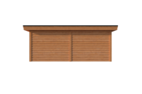 Tuinhuis plat dak 600 x 250cm Tuinhuis plat dak 600 x 250cm