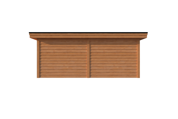 Tuinhuis plat dak 600 x 250cm Tuinhuis plat dak 600 x 250cm