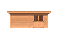 Tuinhuis plat dak 600 x 350cm