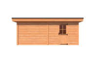 Tuinhuis plat dak 600 x 350cm