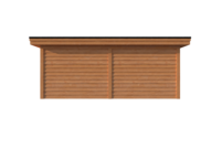 Tuinhuis plat dak 600 x 350cm