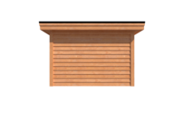 Tuinhuis plat dak 600 x 350cm