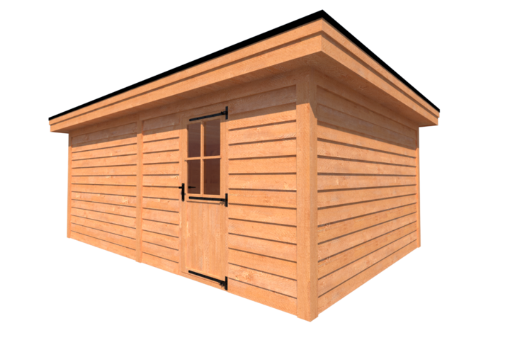 Tuinhuis plat dak 600 x 400cm Tuinhuis plat dak 600 x 400cm