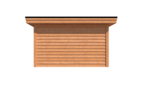 Tuinhuis plat dak 600 x 400cm Tuinhuis plat dak 600 x 400cm