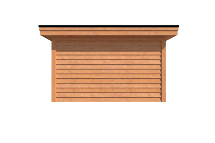 Tuinhuis plat dak 600 x 400cm Tuinhuis plat dak 600 x 400cm