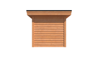 Tuinhuis plat dak 650 x 250cm