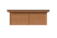 Tuinhuis plat dak 650 x 300cm