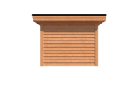 Tuinhuis plat dak 650 x 300cm