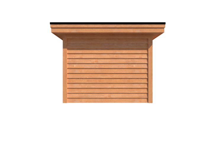 Tuinhuis plat dak 650 x 300cm