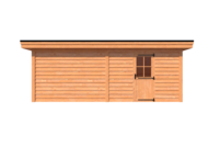Tuinhuis plat dak 650 x 350cm Tuinhuis plat dak 650 x 350cm