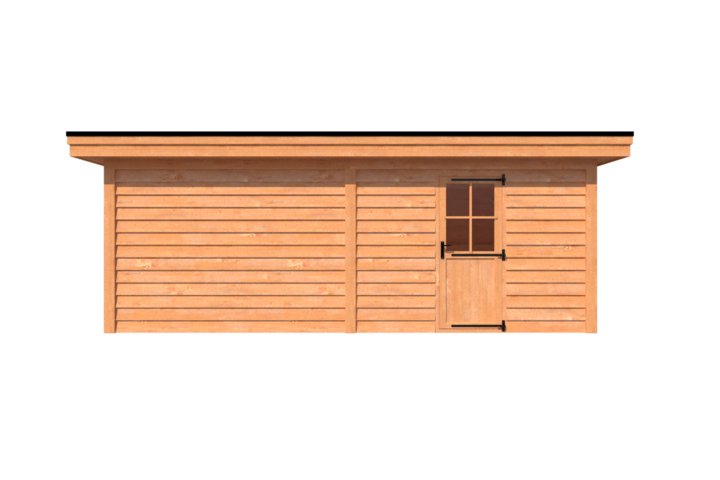 Tuinhuis plat dak 650 x 350cm Tuinhuis plat dak 650 x 350cm