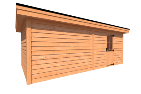 Tuinhuis plat dak 650 x 350cm Tuinhuis plat dak 650 x 350cm