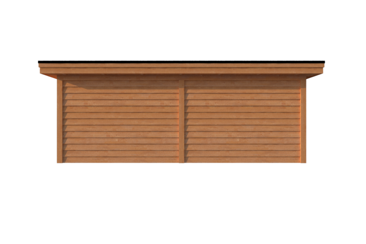 Tuinhuis plat dak 650 x 350cm Tuinhuis plat dak 650 x 350cm