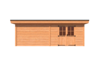 Tuinhuis plat dak 700 x 250cm
