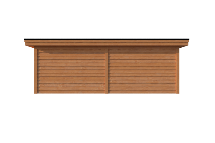 Tuinhuis plat dak 700 x 250cm