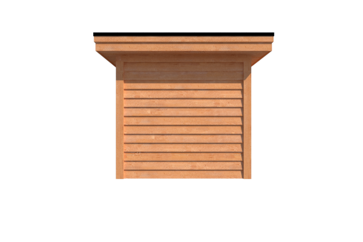 Tuinhuis plat dak 700 x 250cm