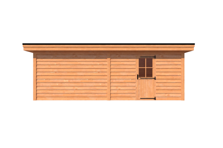 Tuinhuis plat dak 700 x 250cm