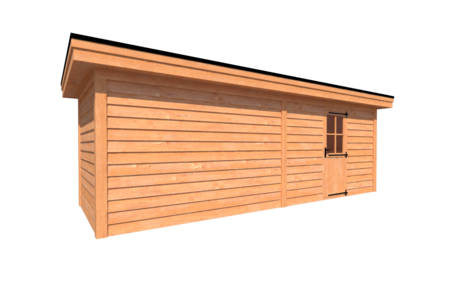 Tuinhuis plat dak 700 x 250cm