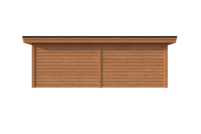 Tuinhuis plat dak 700 x 250cm