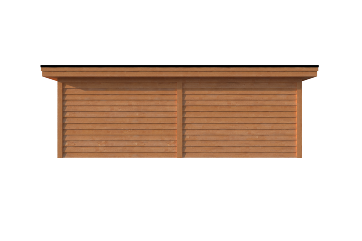 Tuinhuis plat dak 700 x 250cm