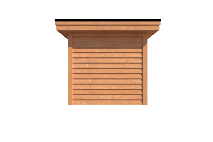 Tuinhuis plat dak 700 x 250cm