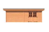Tuinhuis plat dak 700 x 350cm Tuinhuis plat dak 700 x 350cm