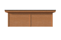 Tuinhuis plat dak 700 x 350cm Tuinhuis plat dak 700 x 350cm