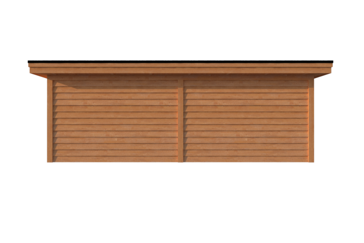 Tuinhuis plat dak 700 x 350cm Tuinhuis plat dak 700 x 350cm
