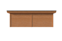 Tuinhuis plat dak 700 x 400cm