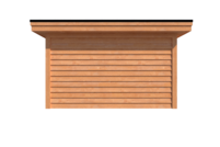 Tuinhuis plat dak 700 x 400cm