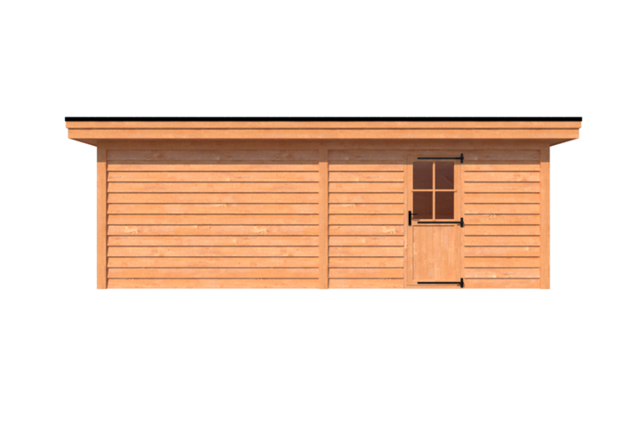 Tuinhuis plat dak 700 x 400cm