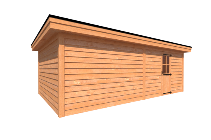 Tuinhuis plat dak 700 x 400cm