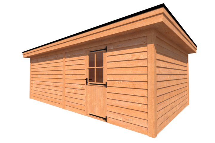 Tuinhuis plat dak 700 x 400cm