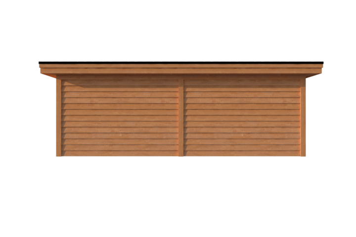 Tuinhuis plat dak 700 x 400cm