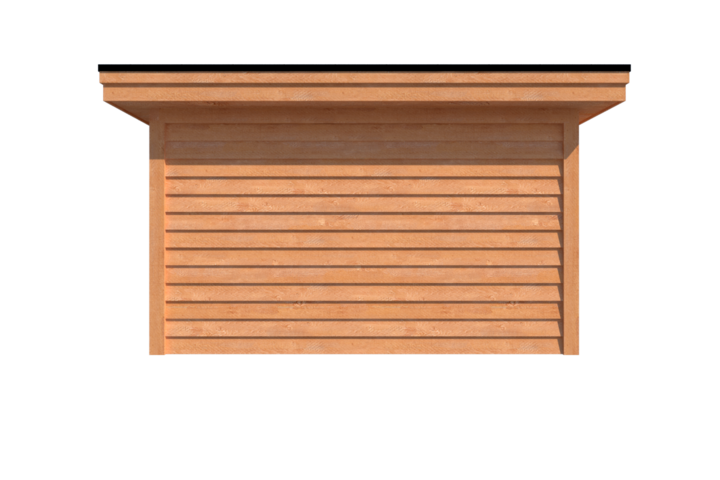 Tuinhuis plat dak 700 x 400cm