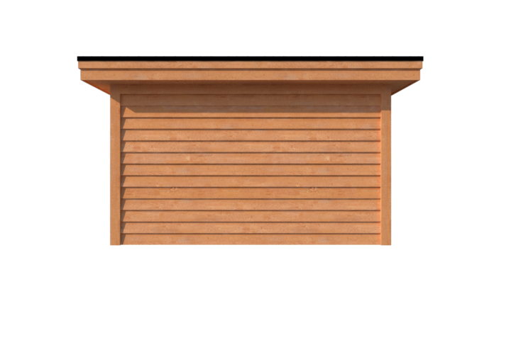 Tuinhuis plat dak 700 x 400cm