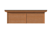 Tuinhuis plat dak 750 x 250cm Tuinhuis plat dak 750 x 250cm