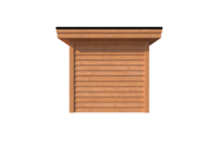 Tuinhuis plat dak 750 x 250cm Tuinhuis plat dak 750 x 250cm