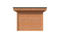 Tuinhuis plat dak 750 x 300cm Tuinhuis plat dak 750 x 300cm