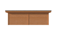 Tuinhuis plat dak 750 x 350cm