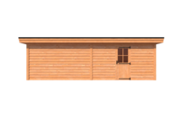 Tuinhuis plat dak 800 x 250cm Tuinhuis plat dak 800 x 250cm
