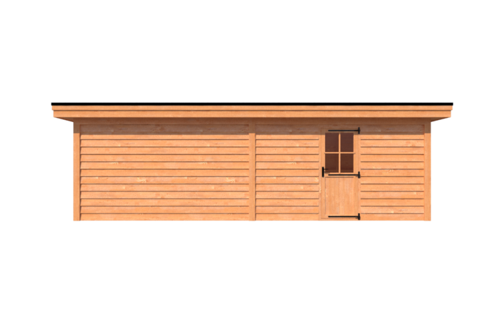Tuinhuis plat dak 800 x 250cm Tuinhuis plat dak 800 x 250cm