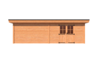 Tuinhuis plat dak 800 x 300cm
