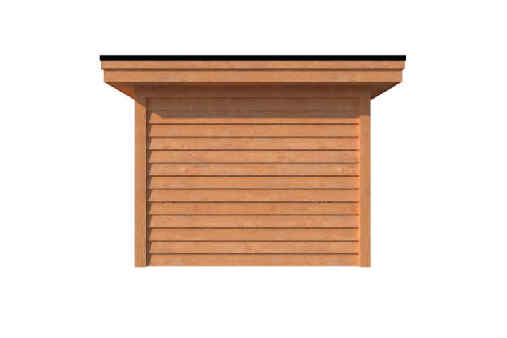 Tuinhuis plat dak 800 x 300cm