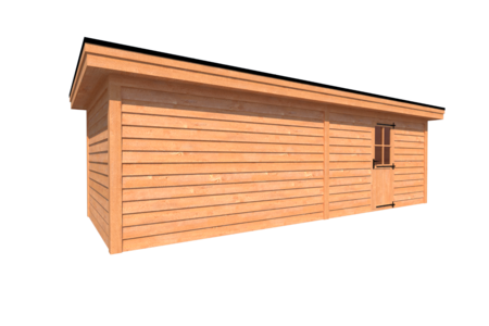 Tuinhuis plat dak 800 x 300cm