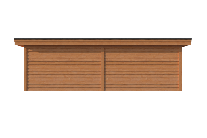Tuinhuis plat dak 800 x 350cm Tuinhuis plat dak 800 x 350cm